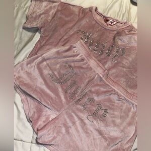 Pink juicy couture pajama set